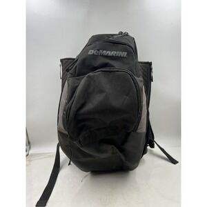 DeMarini Baseball Softball Bat Pack Backpack Black Dual Bat Sleeves Fence Hook